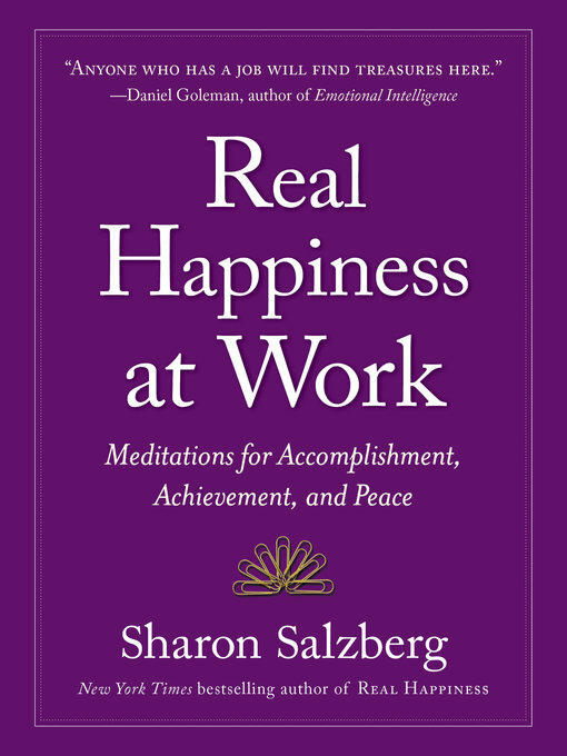 Title details for Real Happiness at Work by Sharon Salzberg - Wait list